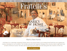 Tablet Screenshot of fratellisristorantehouston.com